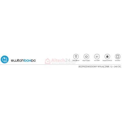 BleBox switchBoxDC moduł przekaźnik WiFi 12-24V Android iOS